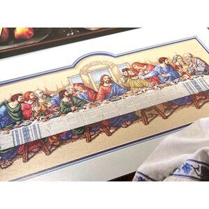 The Last Supper Cross Stitch Pattern Leaflet By Leisure Arts